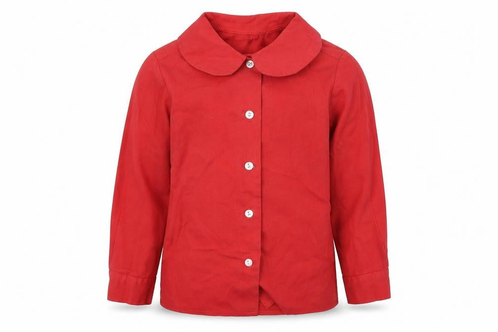 Preworn Boys Red   Basic Casual Size 7 Years