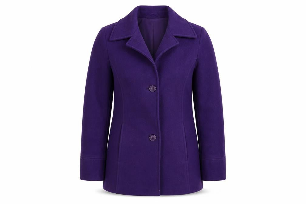 Marks & Spencer Womens Orange   Overcoat Coat Size 8