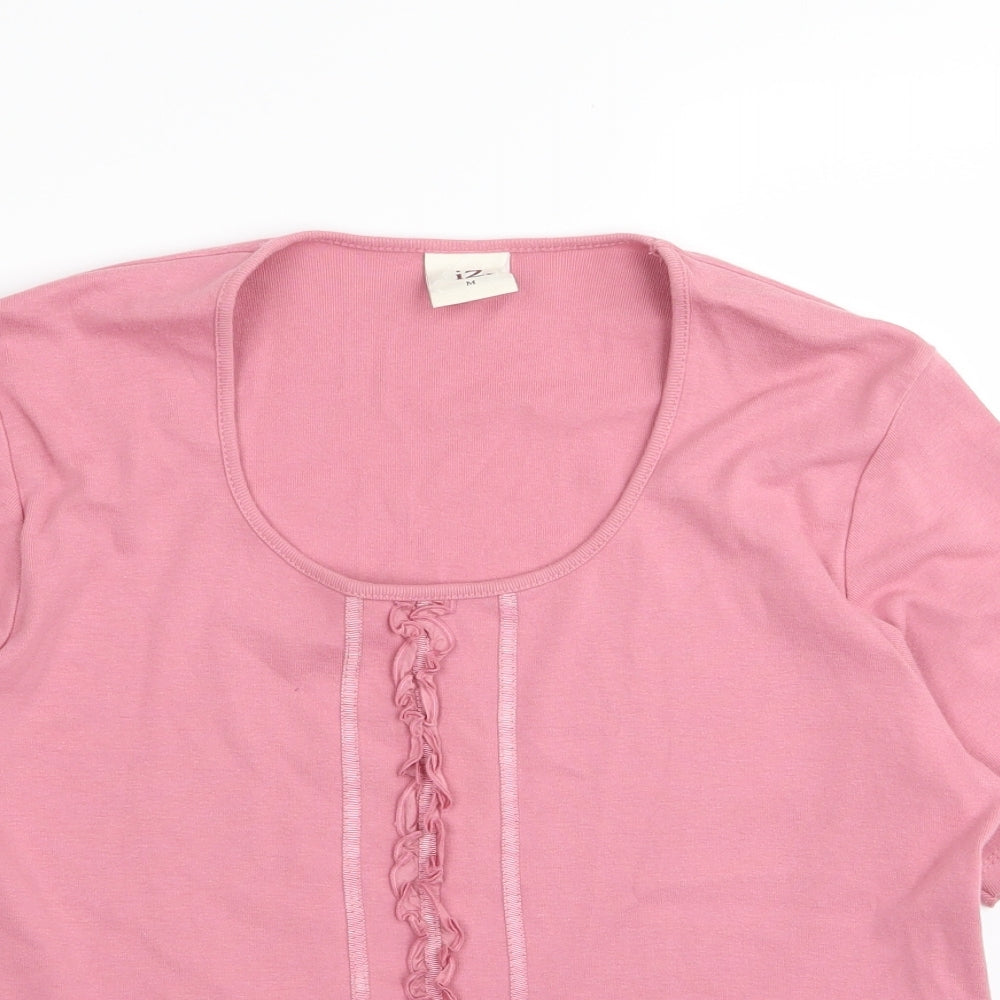 IZ Womens Pink   Basic T-Shirt Size M