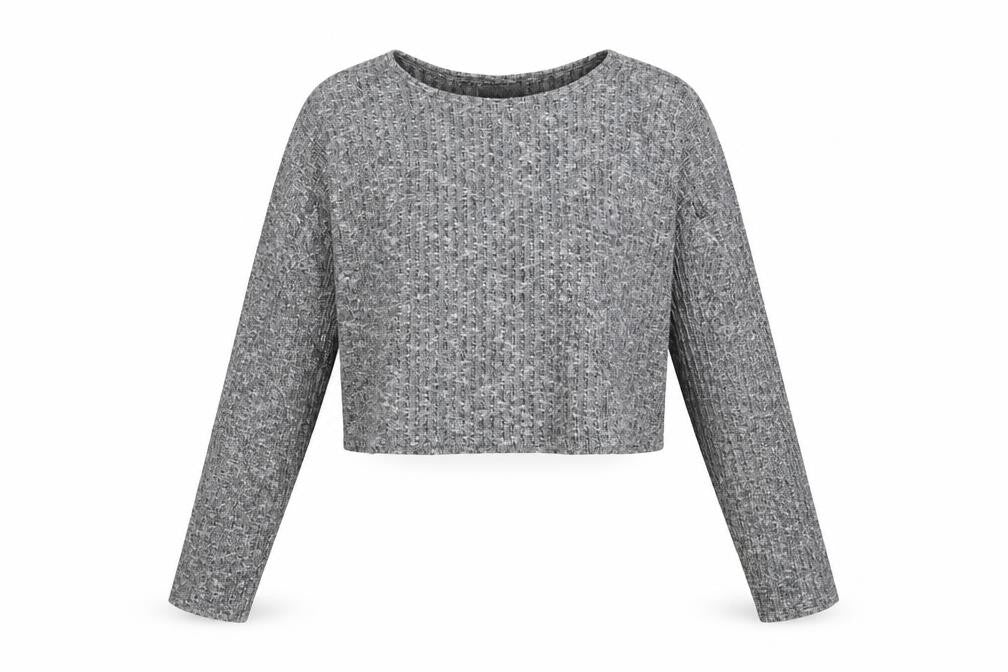 Topshop Womens Grey   Basic T-Shirt Size 10