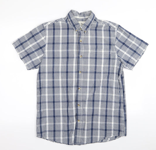 Cedar Wood State Mens Multicoloured Check   Button-Up Size M