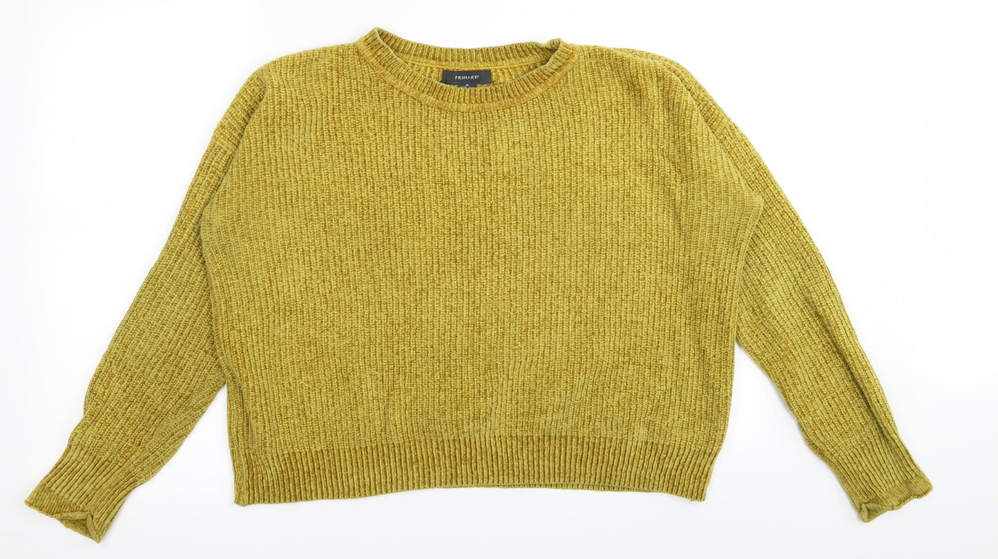 Primark Womens Yellow   Pullover Jumper Size 12