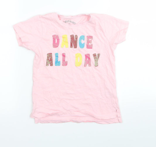 Matalan Girls Pink   Basic T-Shirt Size 7 Years