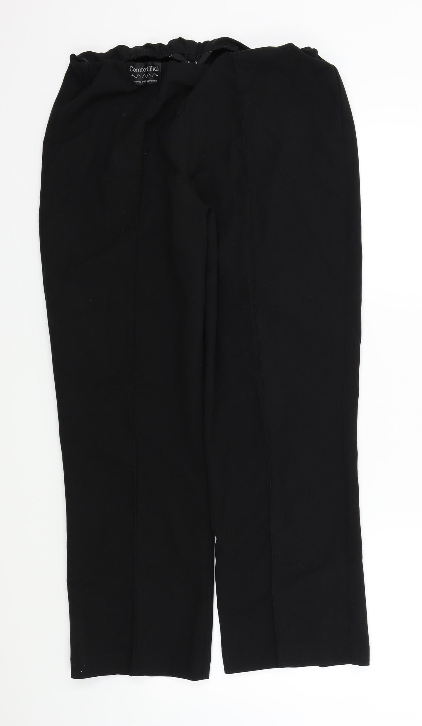 Mia Moda Womens Black   Sweatpants Trousers Size 12 L26 in