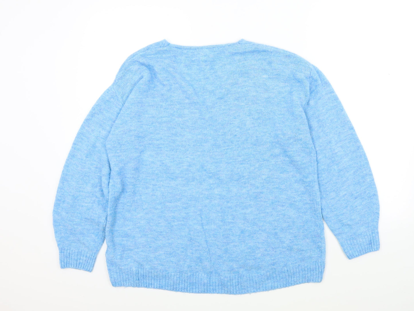 H&M Womens Blue   Pullover Jumper Size M