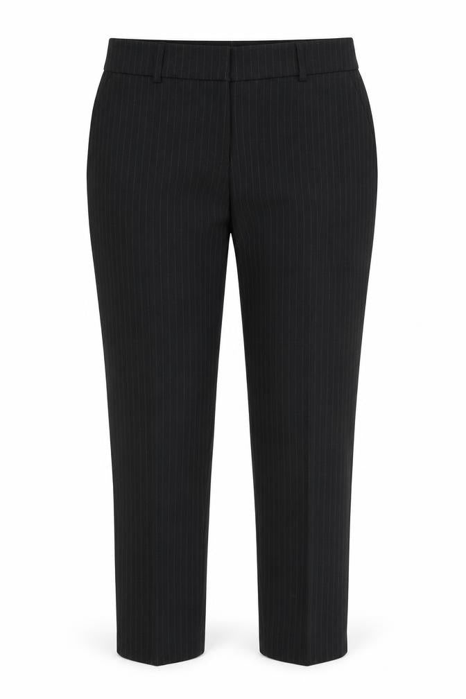 Dorothy Perkins Womens Grey Striped  Trousers  Size 10 L28 in