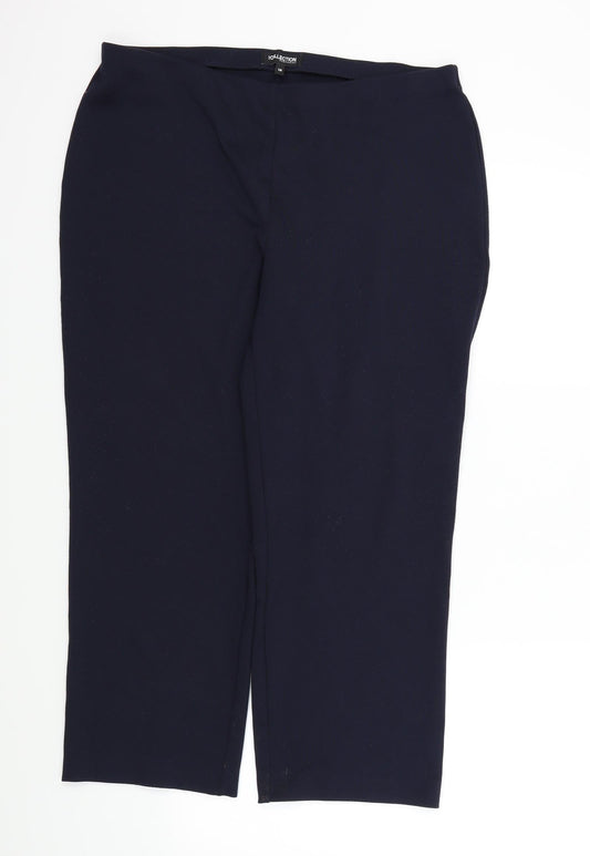 Collections Womens Blue   Trousers  Size 16 L24 in