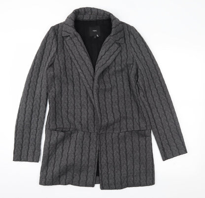 Next Womens Grey Geometric  Jacket  Size 10