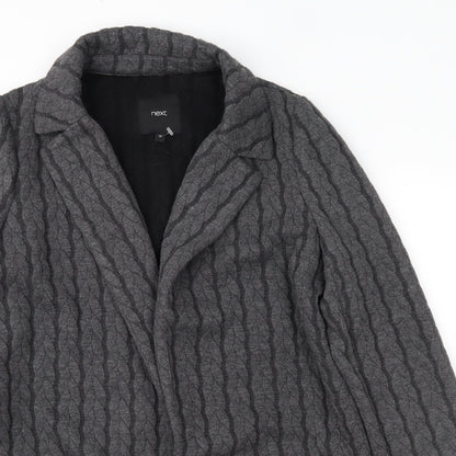 Next Womens Grey Geometric  Jacket  Size 10