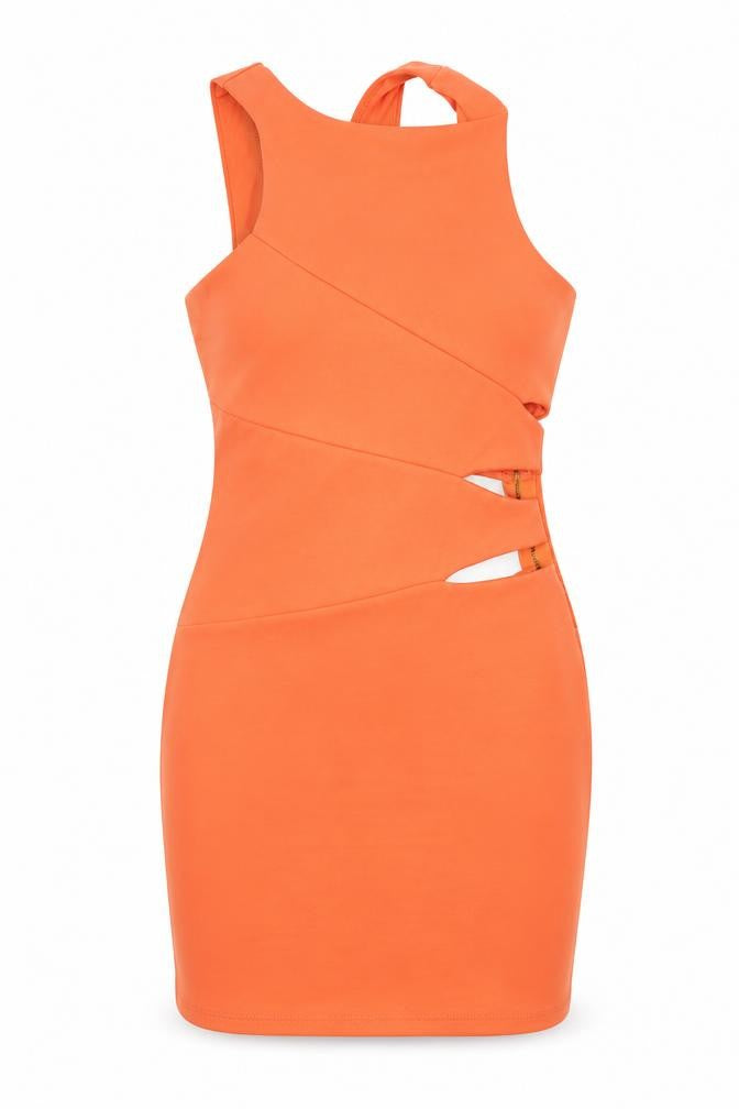 Miss Selfridge Womens Orange   Sheath  Size 8