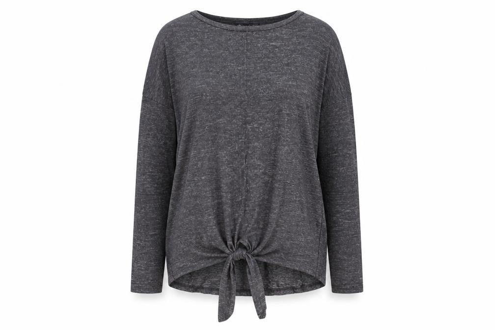 Select Womens Grey   Pullover Jumper Size 10  - tie Front Detail