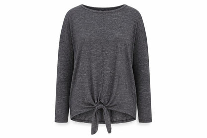 Select Womens Grey   Pullover Jumper Size 10  - tie Front Detail