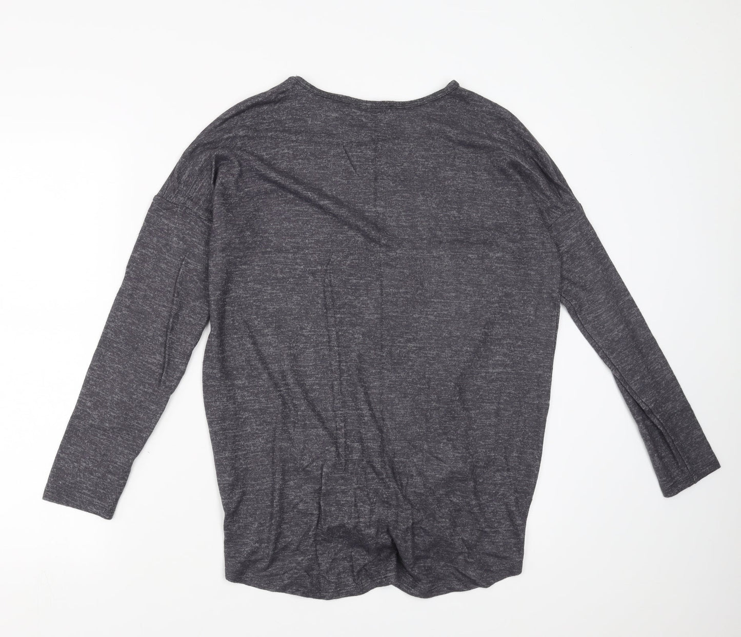 Select Womens Grey   Pullover Jumper Size 10  - tie Front Detail