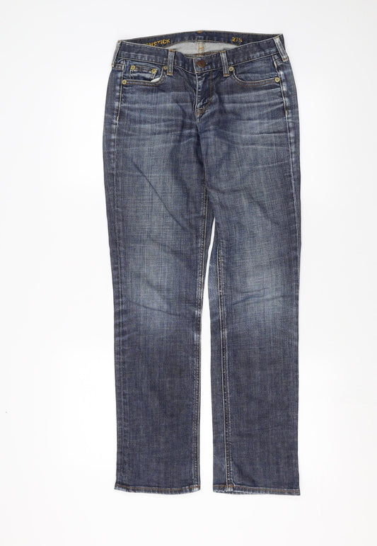 Preloved Matchstick Womens Blue  Denim Straight Jeans Size 27 in L29 in - Front