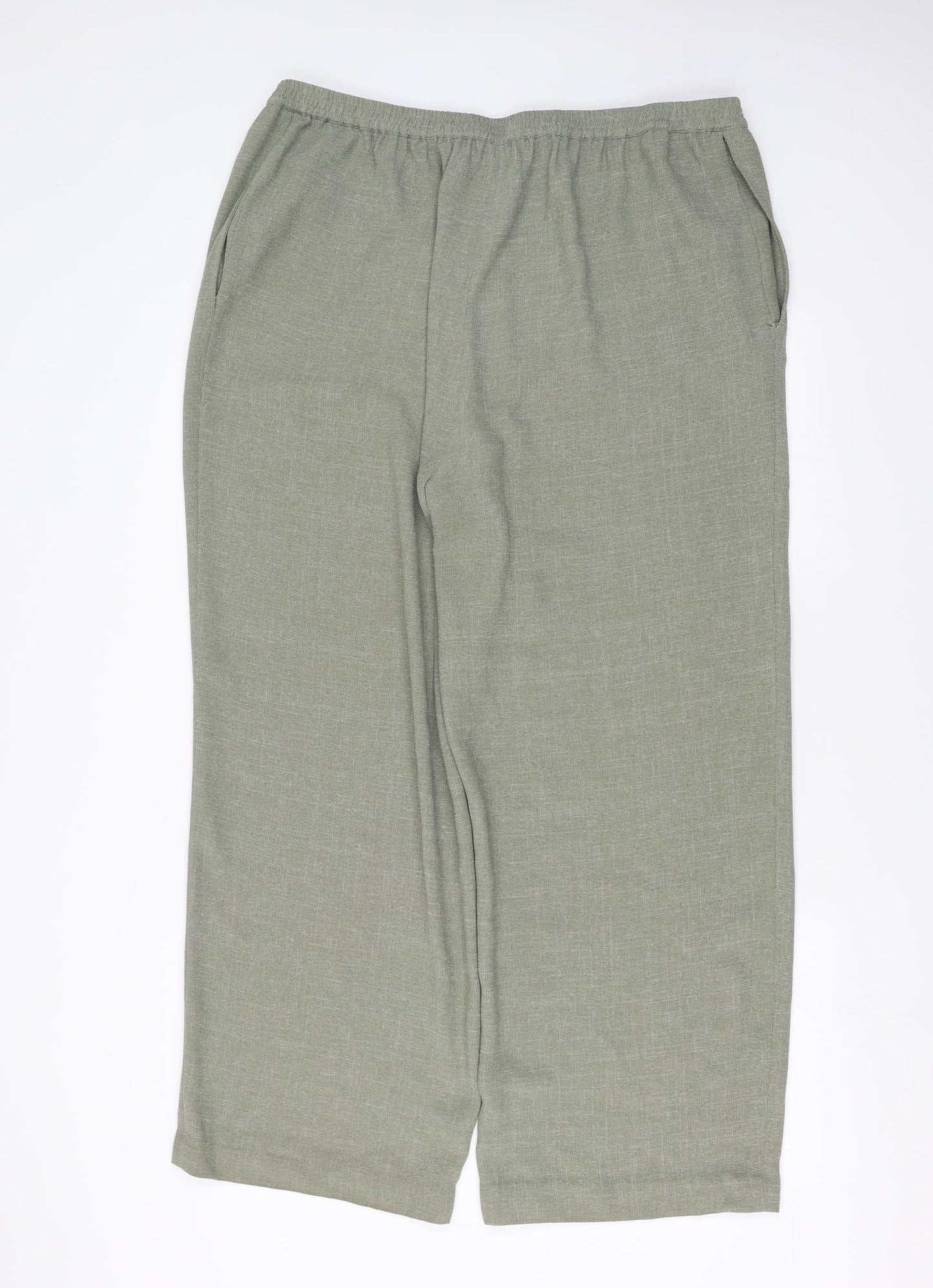 Platinum Womens Green   Trousers  Size 20 L28 in