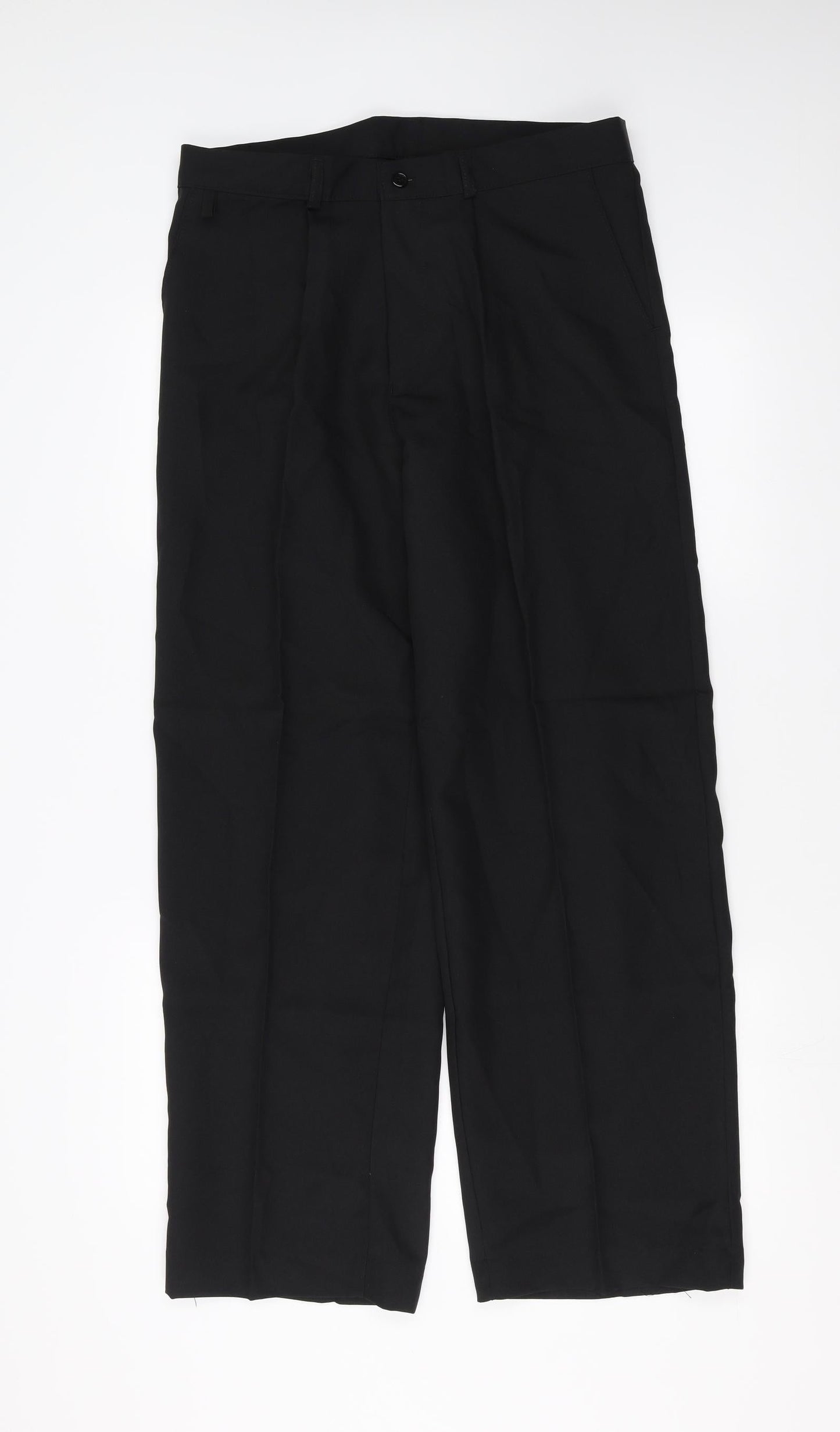Preworn Womens Black   Trousers  Size 16 L29 in
