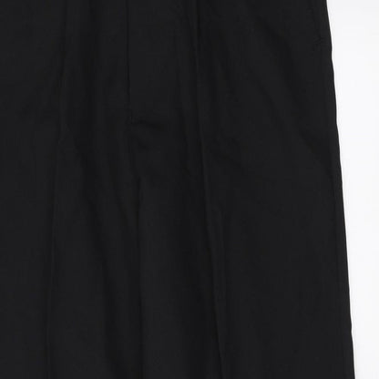 Preworn Womens Black   Trousers  Size 16 L29 in