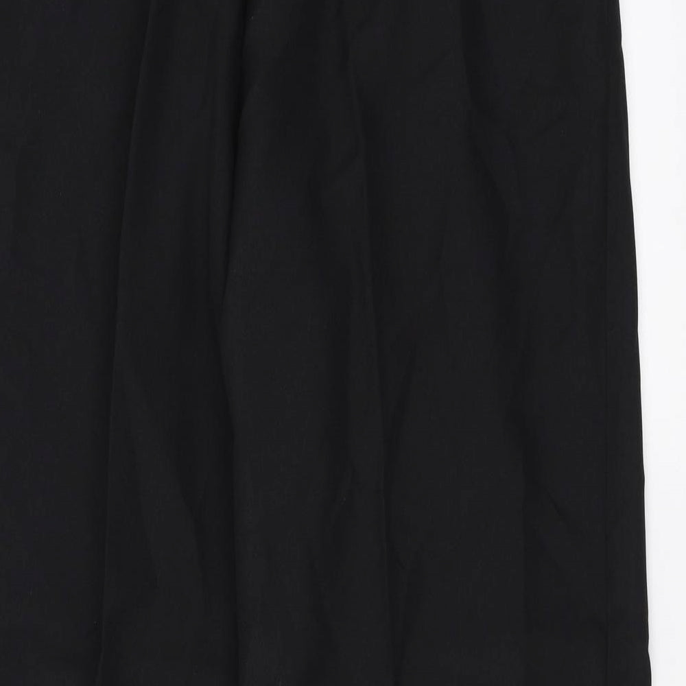 Preworn Womens Black   Trousers  Size 16 L29 in