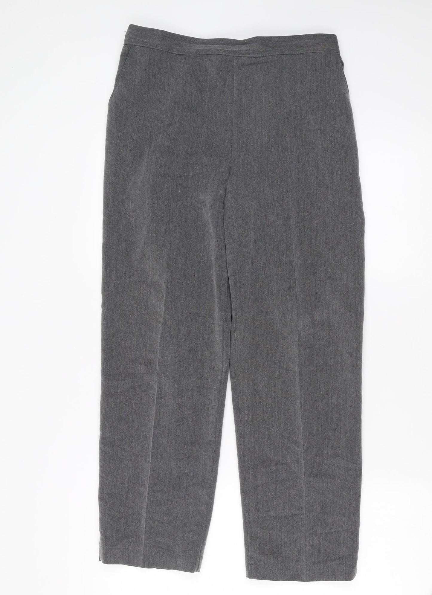 Preworn Womens Grey   Trousers  Size 14 L24 in