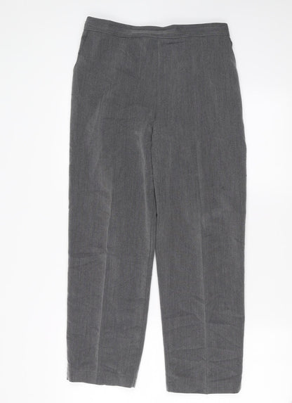 Preworn Womens Grey   Trousers  Size 14 L24 in