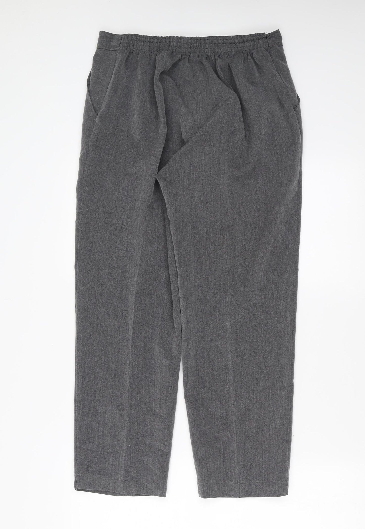 Preworn Womens Grey   Trousers  Size 14 L24 in