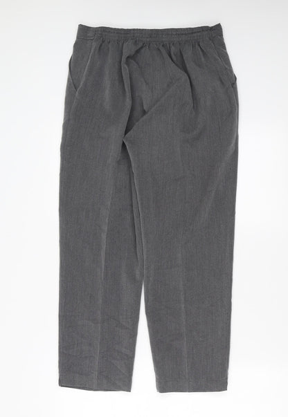 Preworn Womens Grey   Trousers  Size 14 L24 in