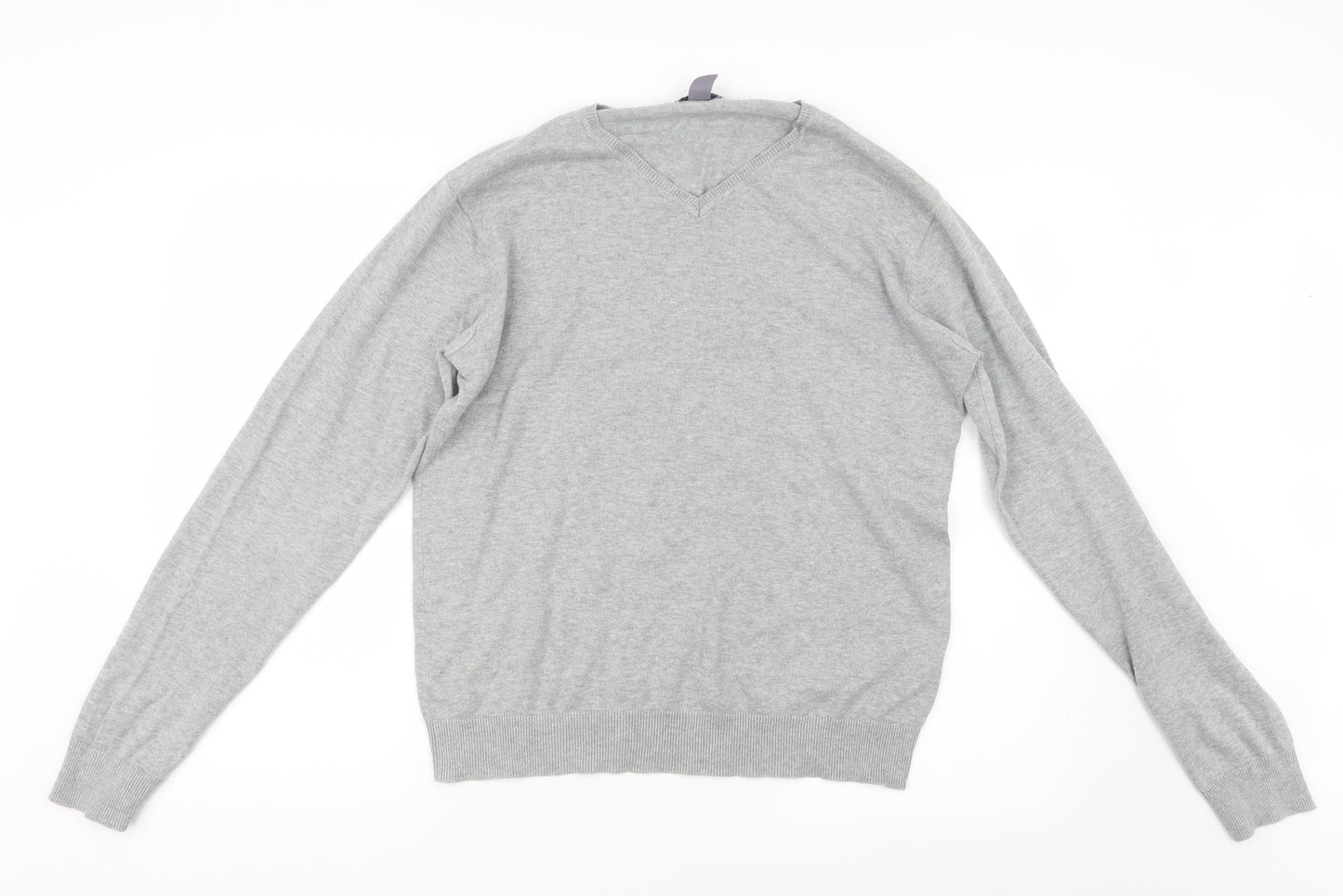 H&M Womens Grey  Knit Pullover Jumper Size M