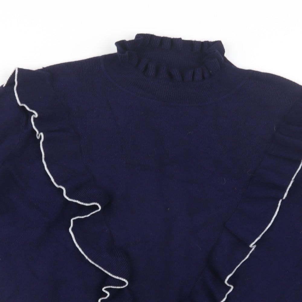Sweewe Womens Blue  Knit Pullover Jumper Size L