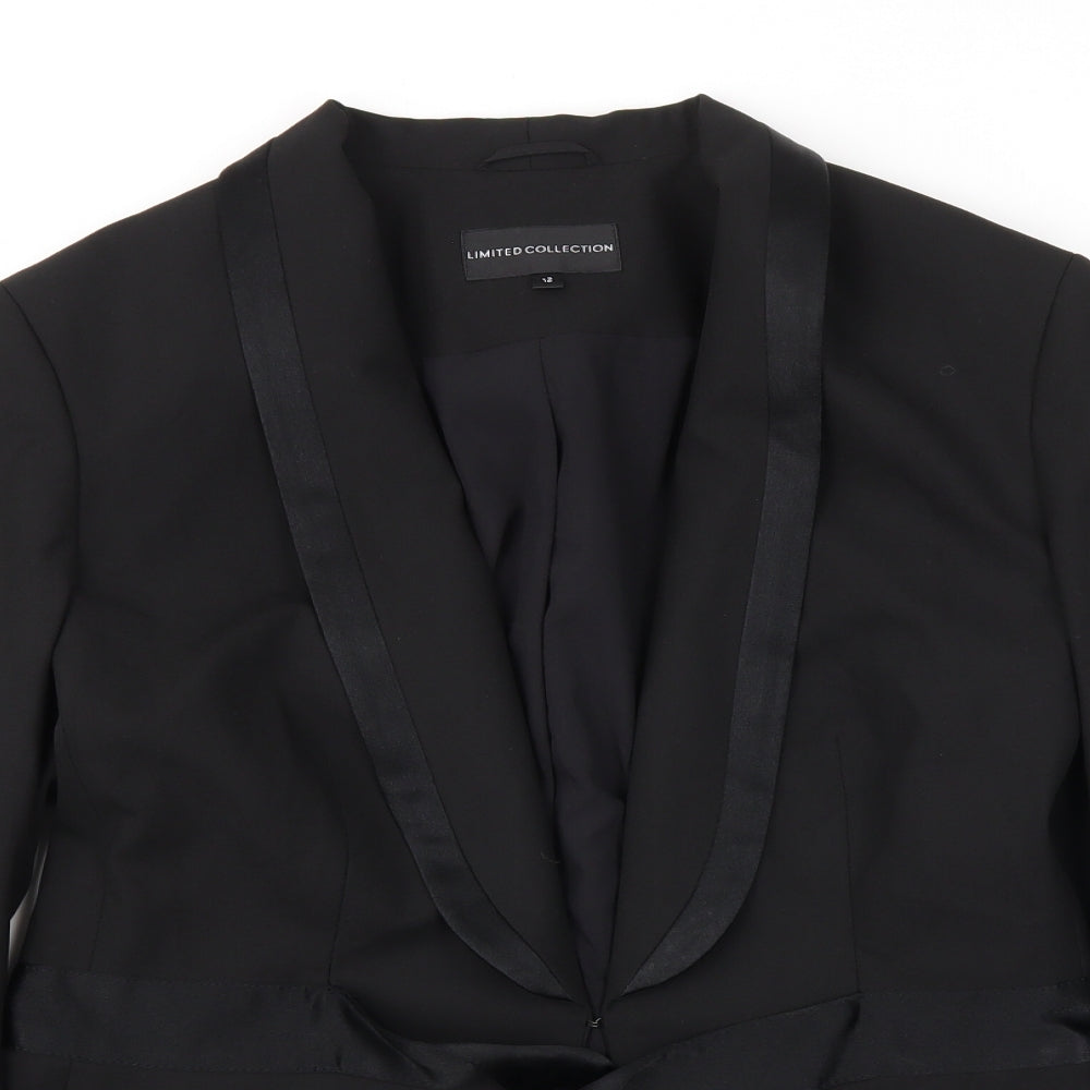 LIMETED COLLECTION  Womens Black   Jacket Blazer Size 12