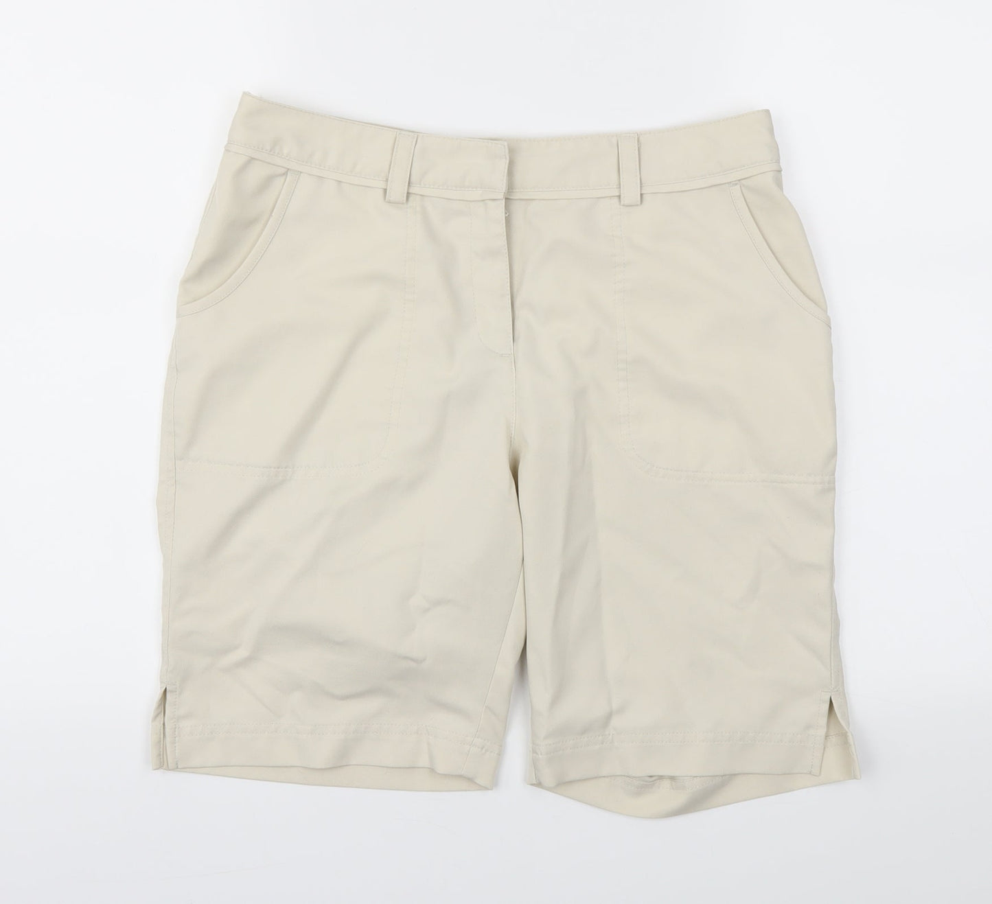Callaway Womens Beige   Cut-Off Shorts Size 8