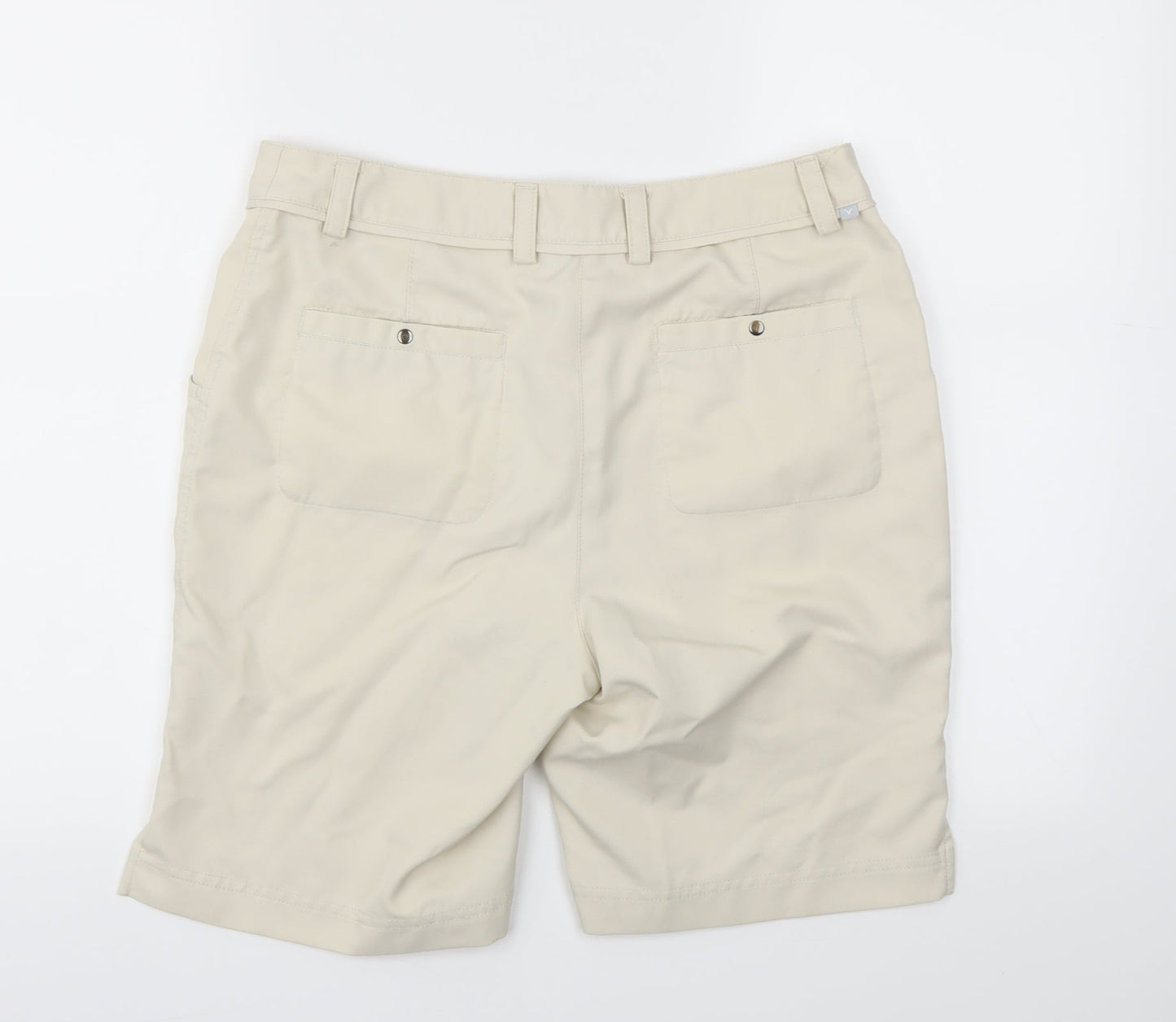 Callaway Womens Beige   Cut-Off Shorts Size 8