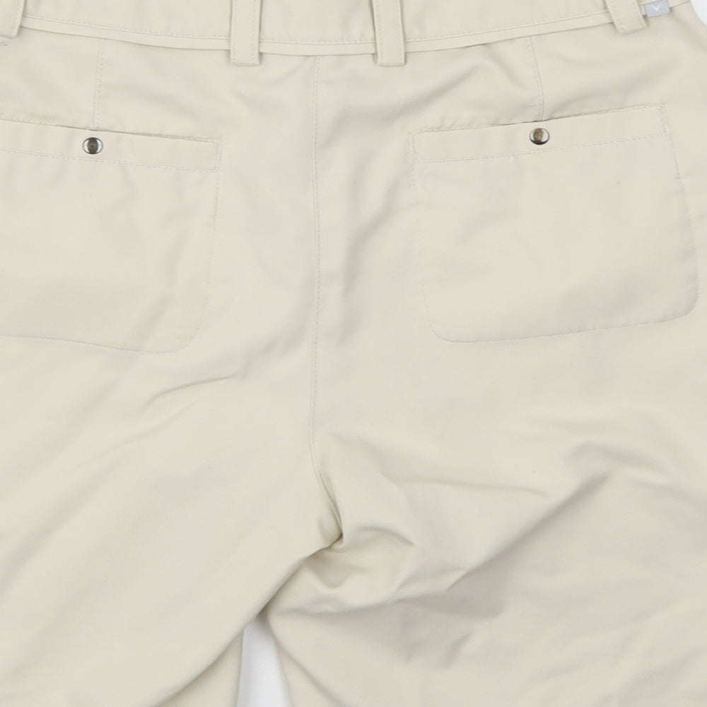 Callaway Womens Beige   Cut-Off Shorts Size 8