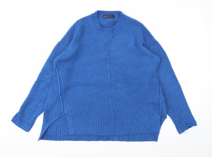 Preloved M&S Womens Blue   Pullover Jumper Size M - Front