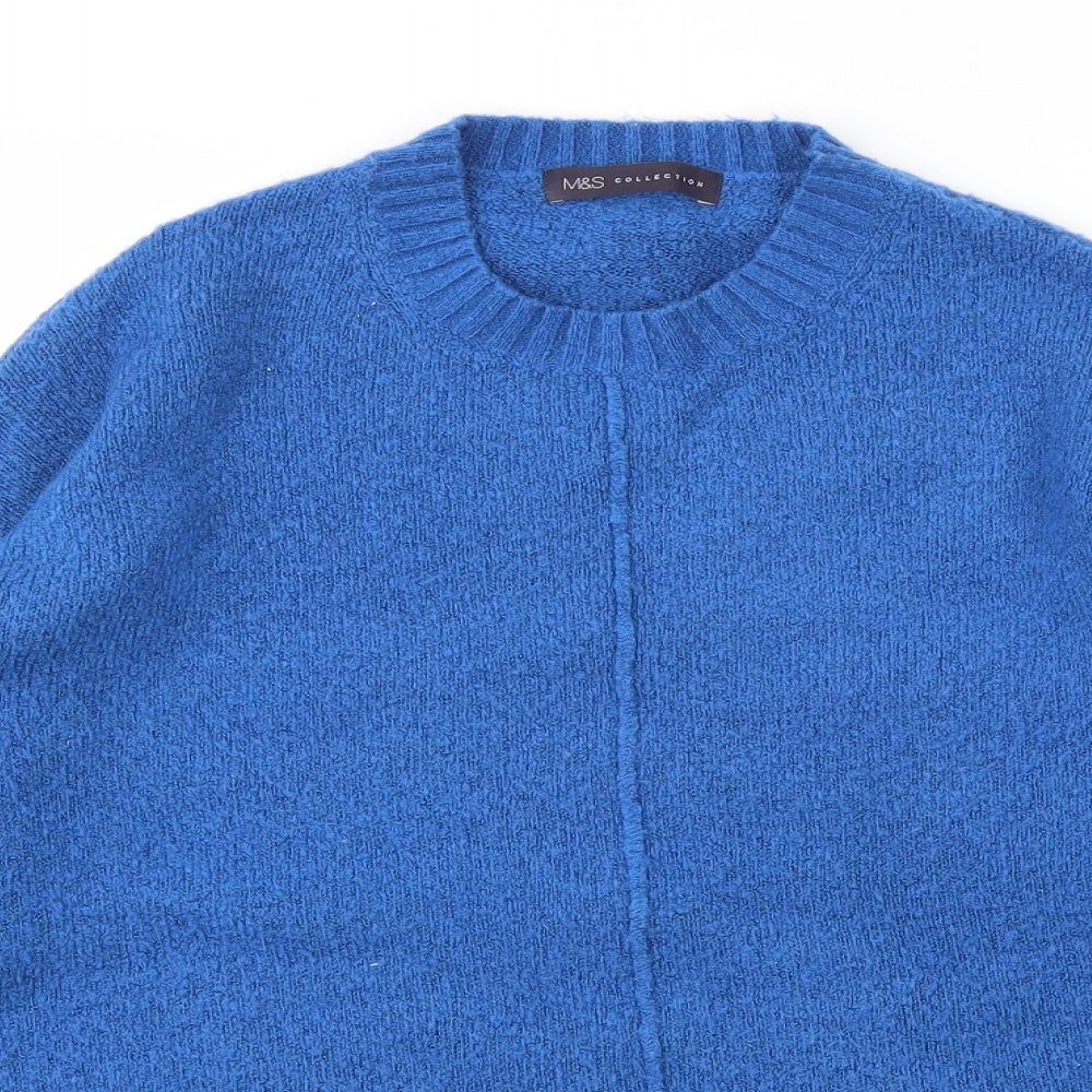 M&S Womens Blue   Pullover Jumper Size M