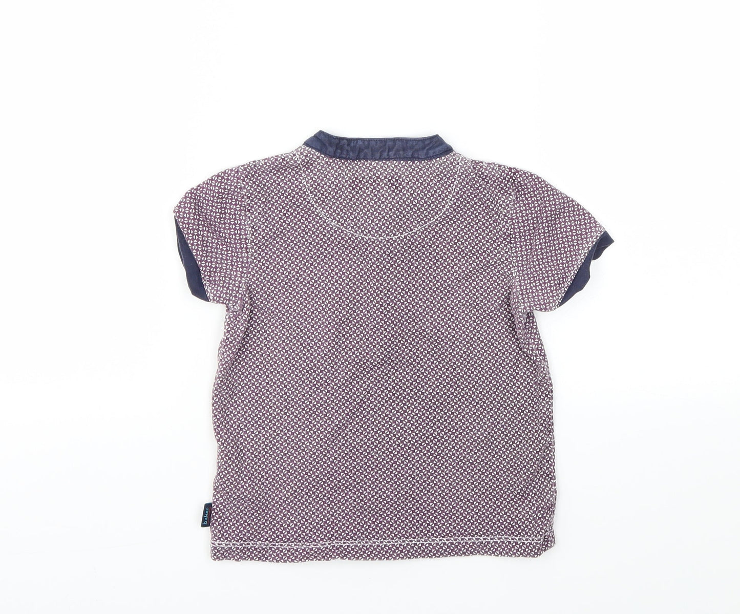Baker Boys Purple Argyle/Diamond  Basic T-Shirt Size 18-24 Months