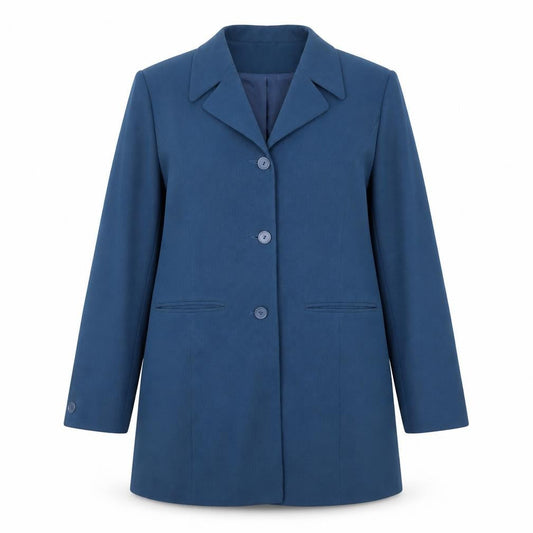 AMARANTO Womens Blue   Jacket Blazer Size 14