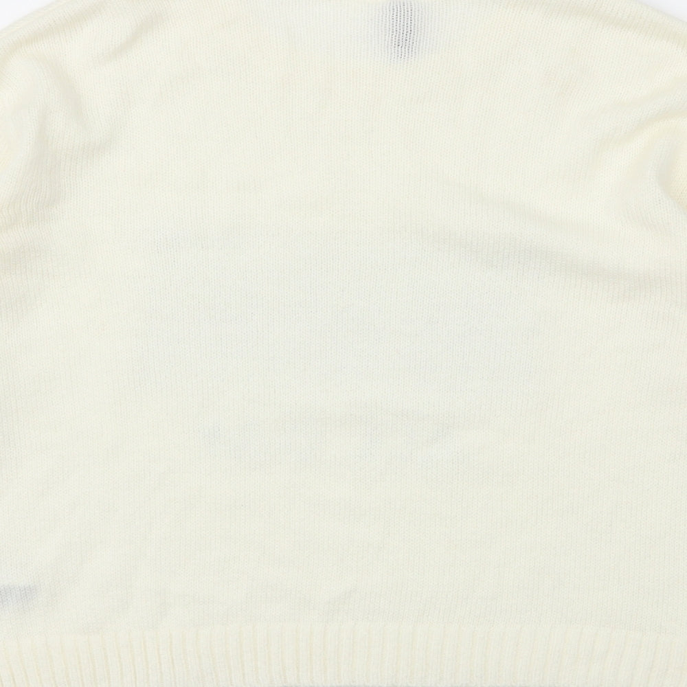H&M Womens Ivory   Pullover Jumper Size S