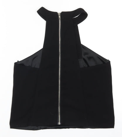 Preloved Missguidedb Womens Black   Basic Tank Size 8 - Back