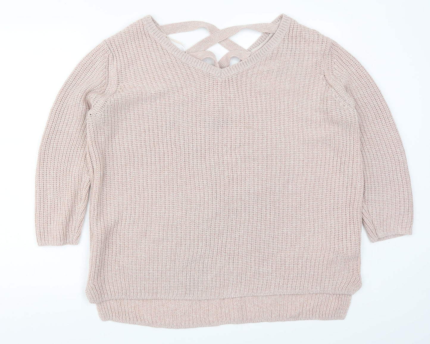 F&F Womens Pink   Pullover Jumper Size 14