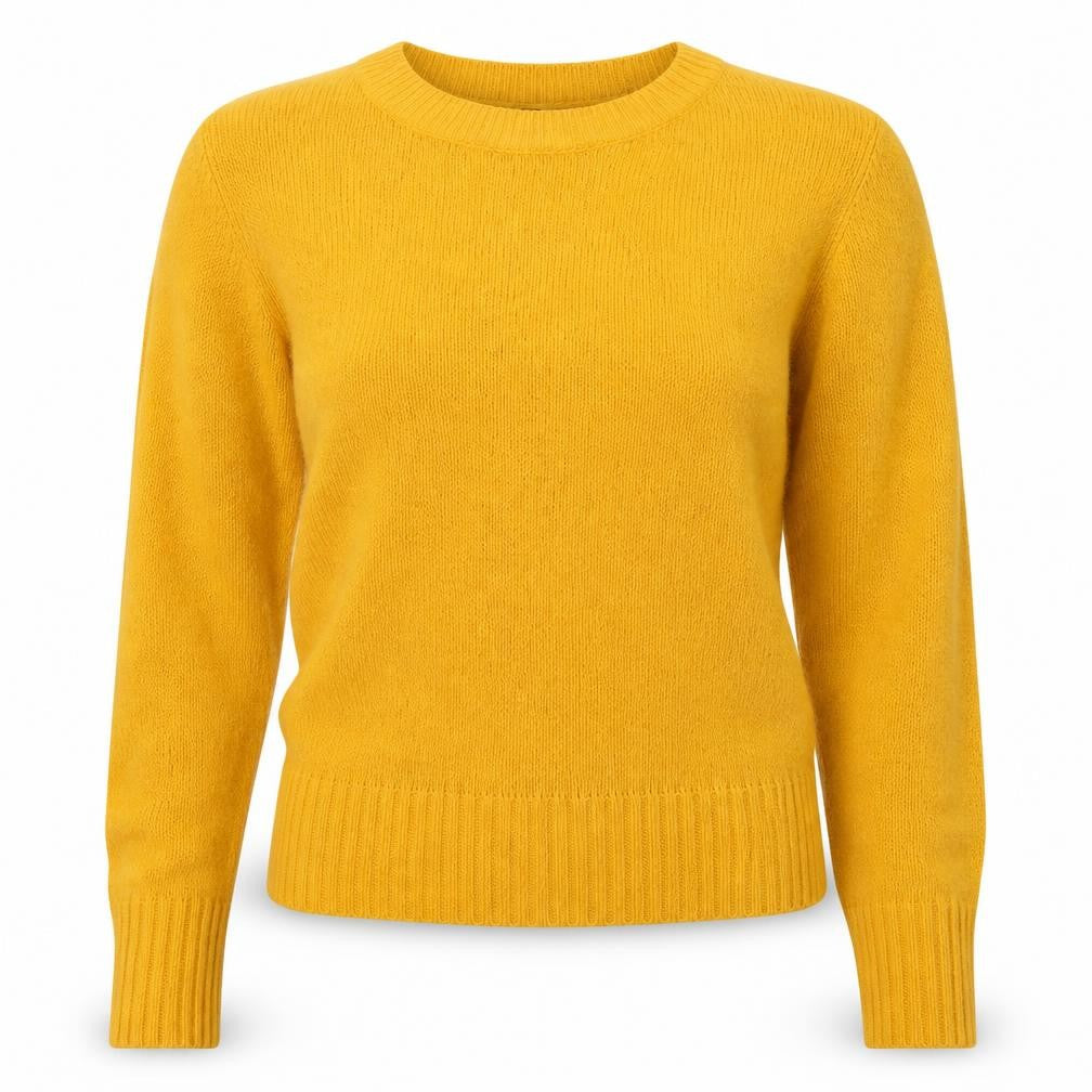 H&M Womens Yellow   Pullover Jumper Size S