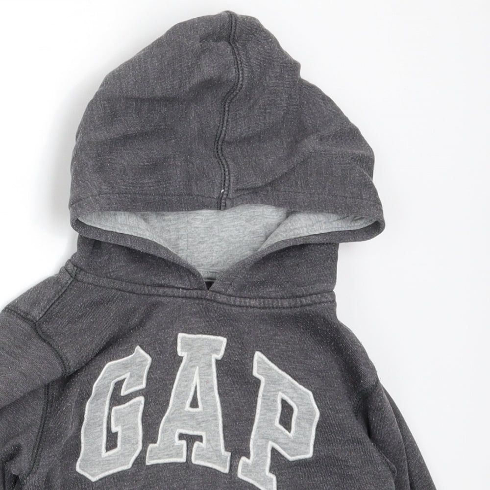 Gap Boys Grey   Pullover Hoodie Size 2 Years