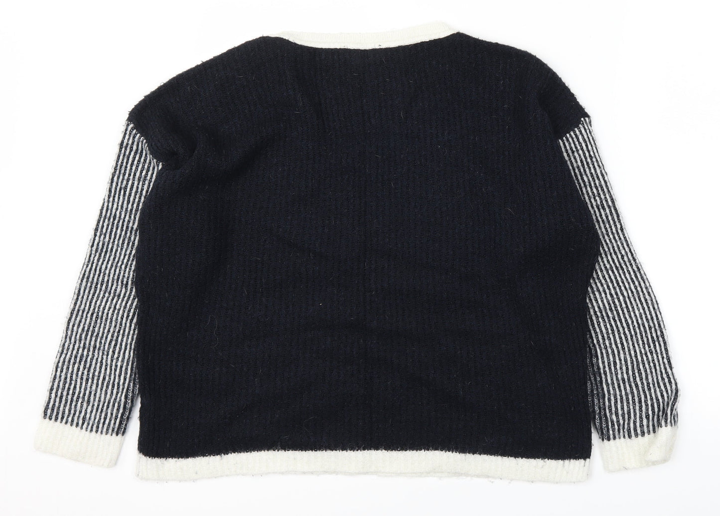 Atmosphere Womens Black Striped  Pullover Jumper Size 18  - .
