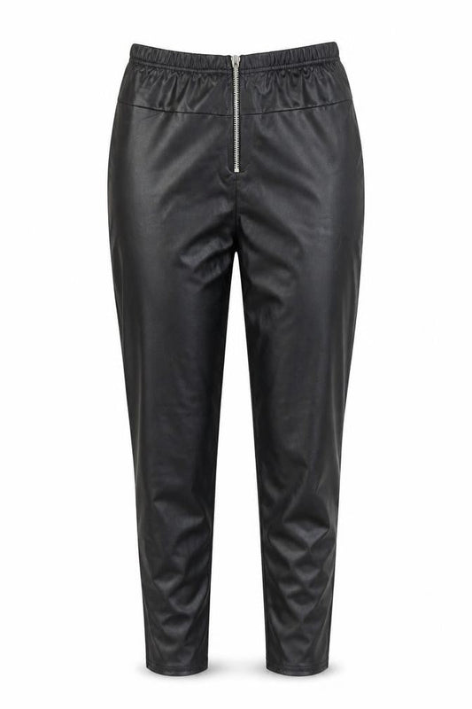 Boohoo Womens Black   Carrot Trousers Size 6 L25 in