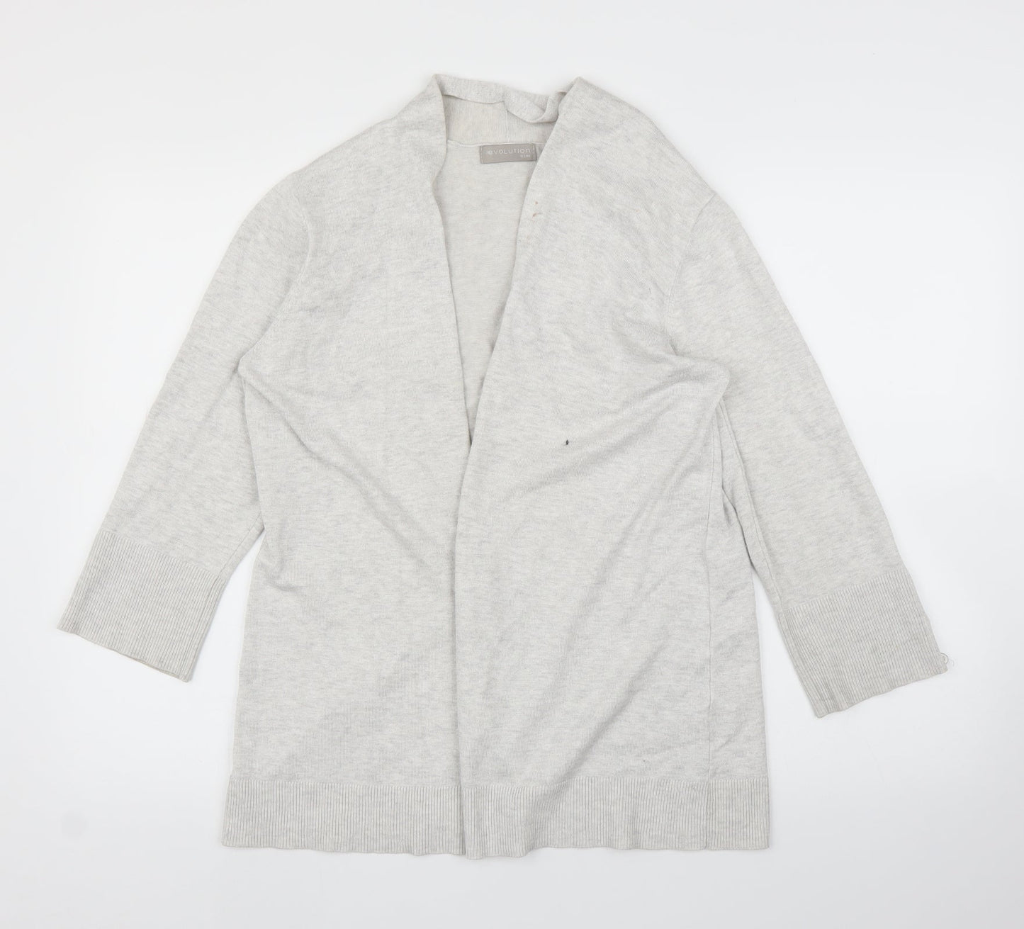 Evolution Womens Grey   Cardigan Jumper Size L