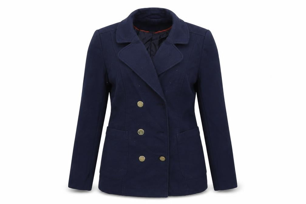 H&M Womens Blue   Jacket Blazer Size 8