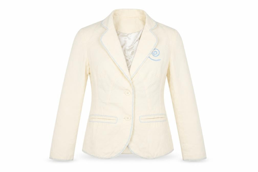 Be Young Womens Ivory   Jacket Blazer Size S