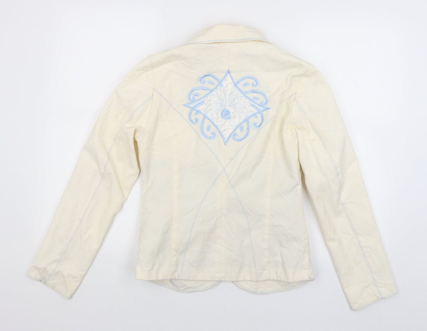 Be Young Womens Ivory   Jacket Blazer Size S
