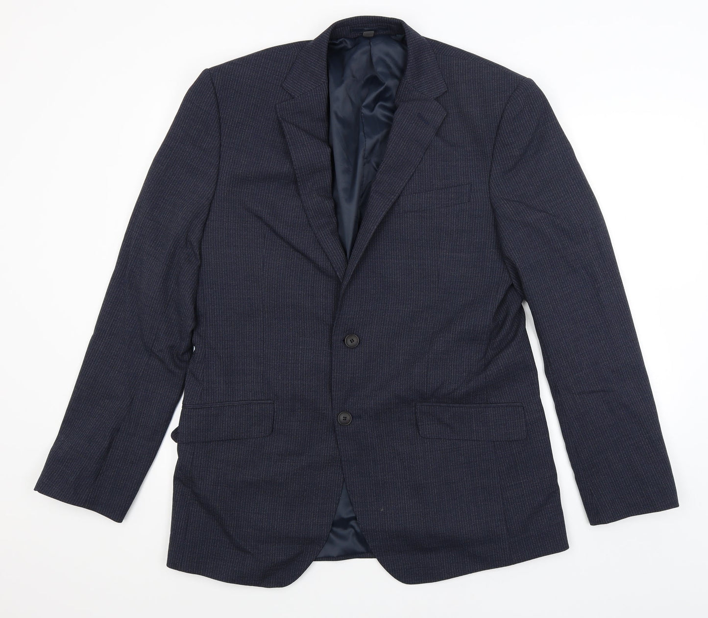 M&S Mens Blue   Jacket Blazer Size M