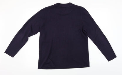 Love Knitwear   Womens Purple   Pullover Jumper Size 14