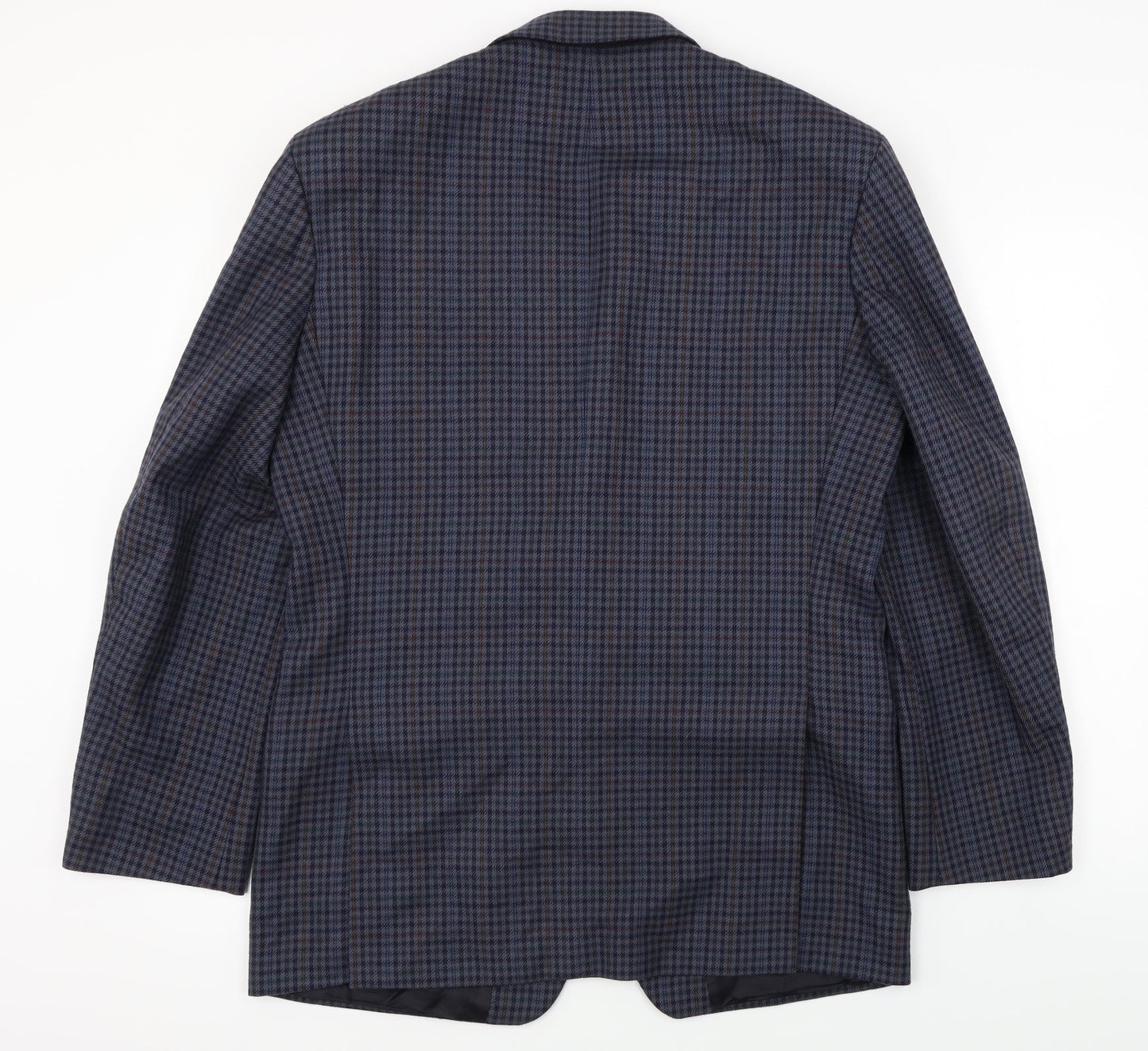 Marks and Spencer  Mens Blue Check  Jacket Blazer Size 40